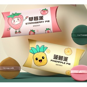 气垫粉扑美妆蛋粉扑干湿双面可用蛋黄派菠萝派干湿两用化妆粉扑